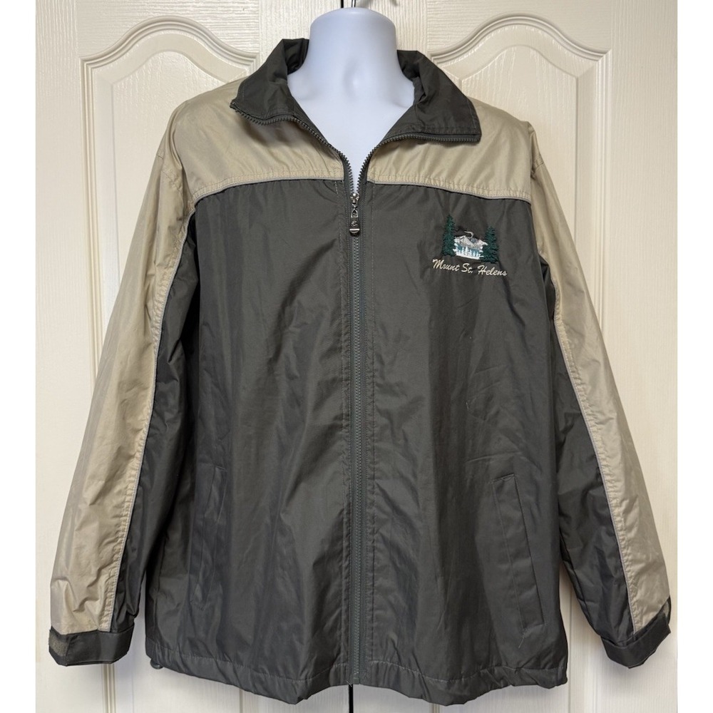 Mount St. Helens Cheneral Waterproof Windbreaker Jacket Mens 2XL Hayward CA